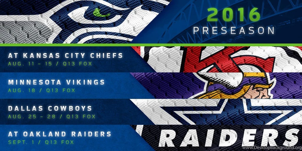 2016 Seahawks Preseason Schedule Announced