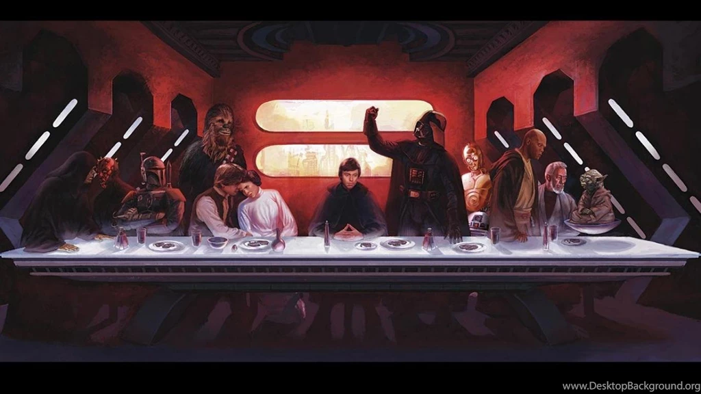 Star Wars Last Supper Funny Humor Jokes Artwork Hd Wallpapers ...