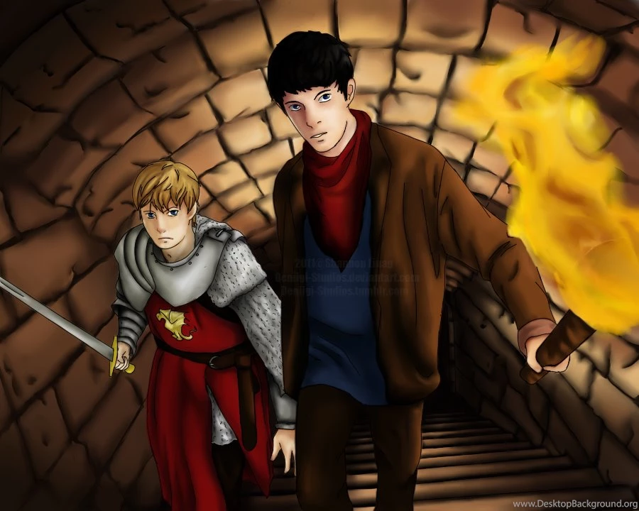 Merlin And Arthur By Deniigi Studios On DeviantArt