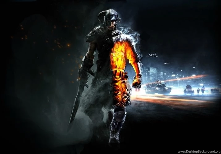 Skyrim Battlefield Game Characters Together Wallpapers HD Free ...