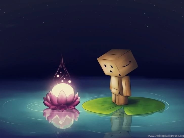Water Flower Danbo Lotus Leaf Mac Wallpapers Download