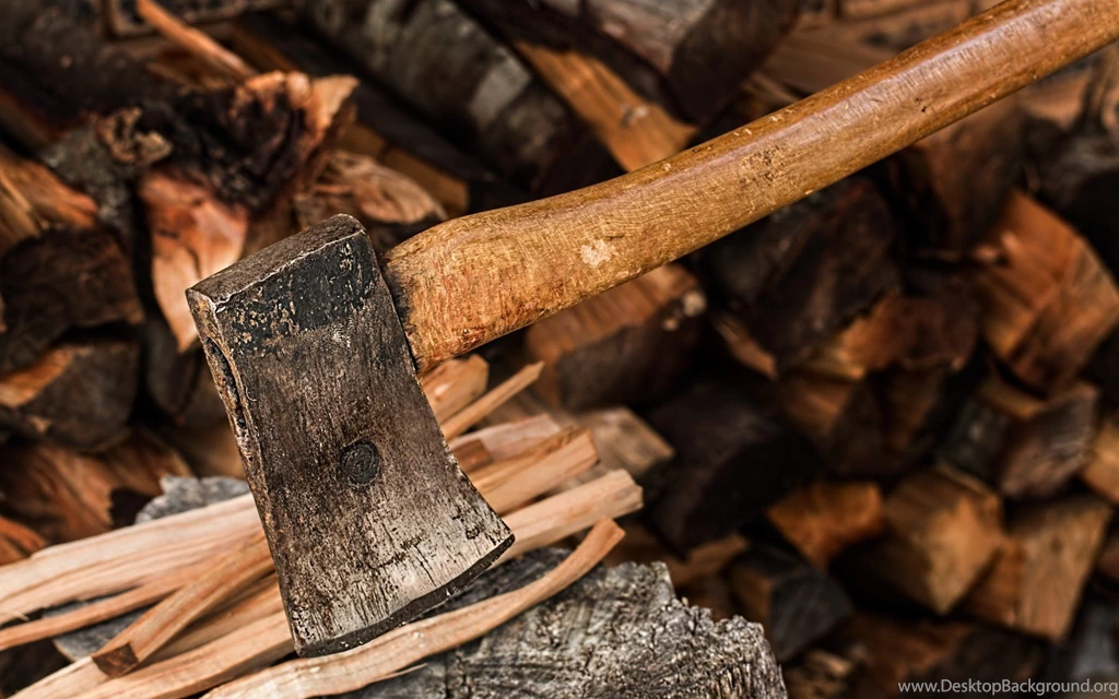 Axe Metal Wood Texture 4k Ultra HD Wallpapers