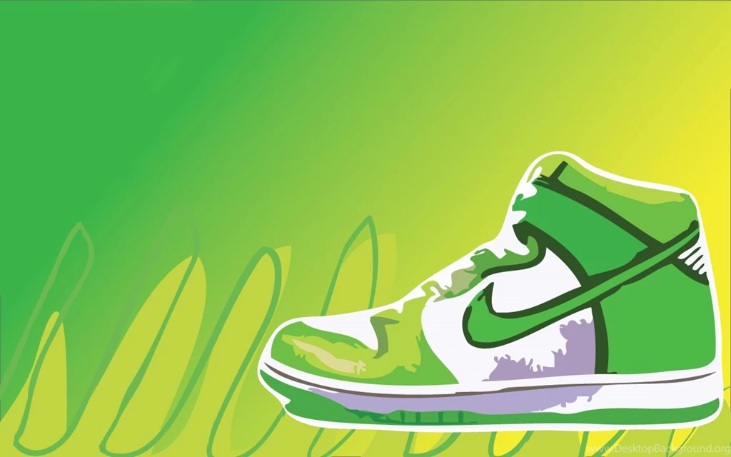 Green Shoes Nike Sneakers