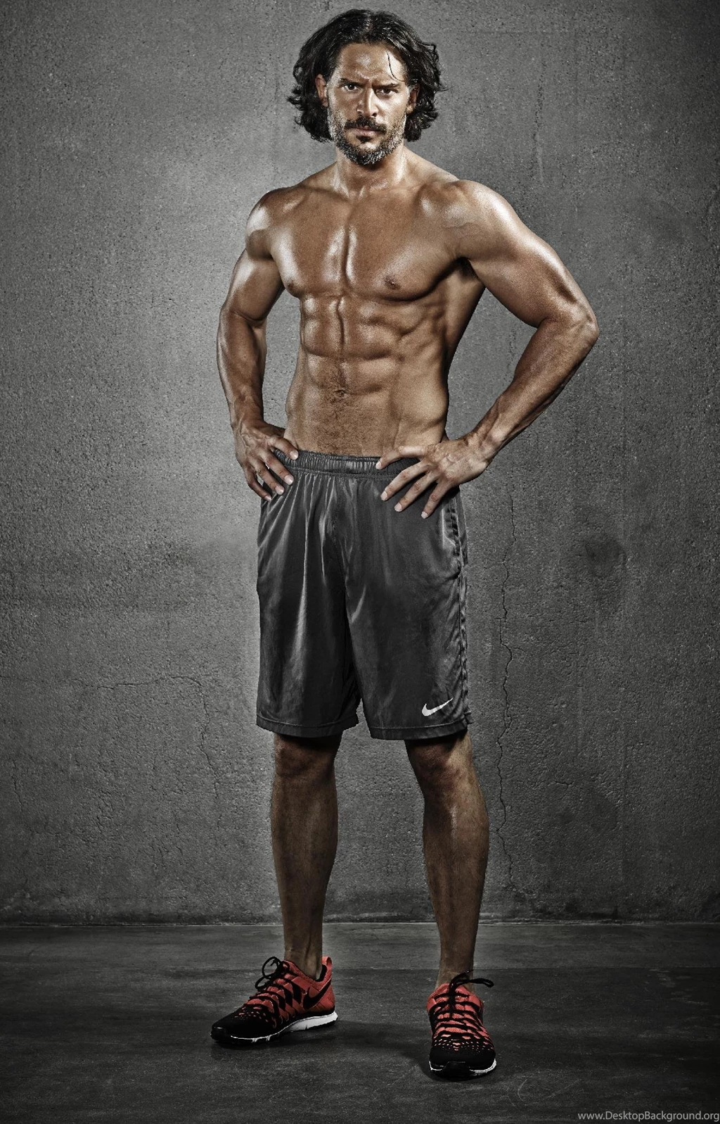 Download Free Joe Manganiello Solid Abs