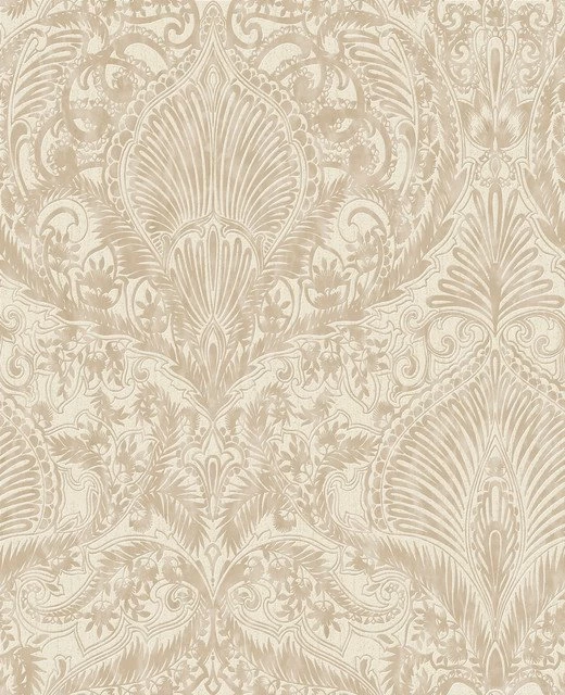 Burlesque Cream/Gold Wallpapers By Julien MacDonald