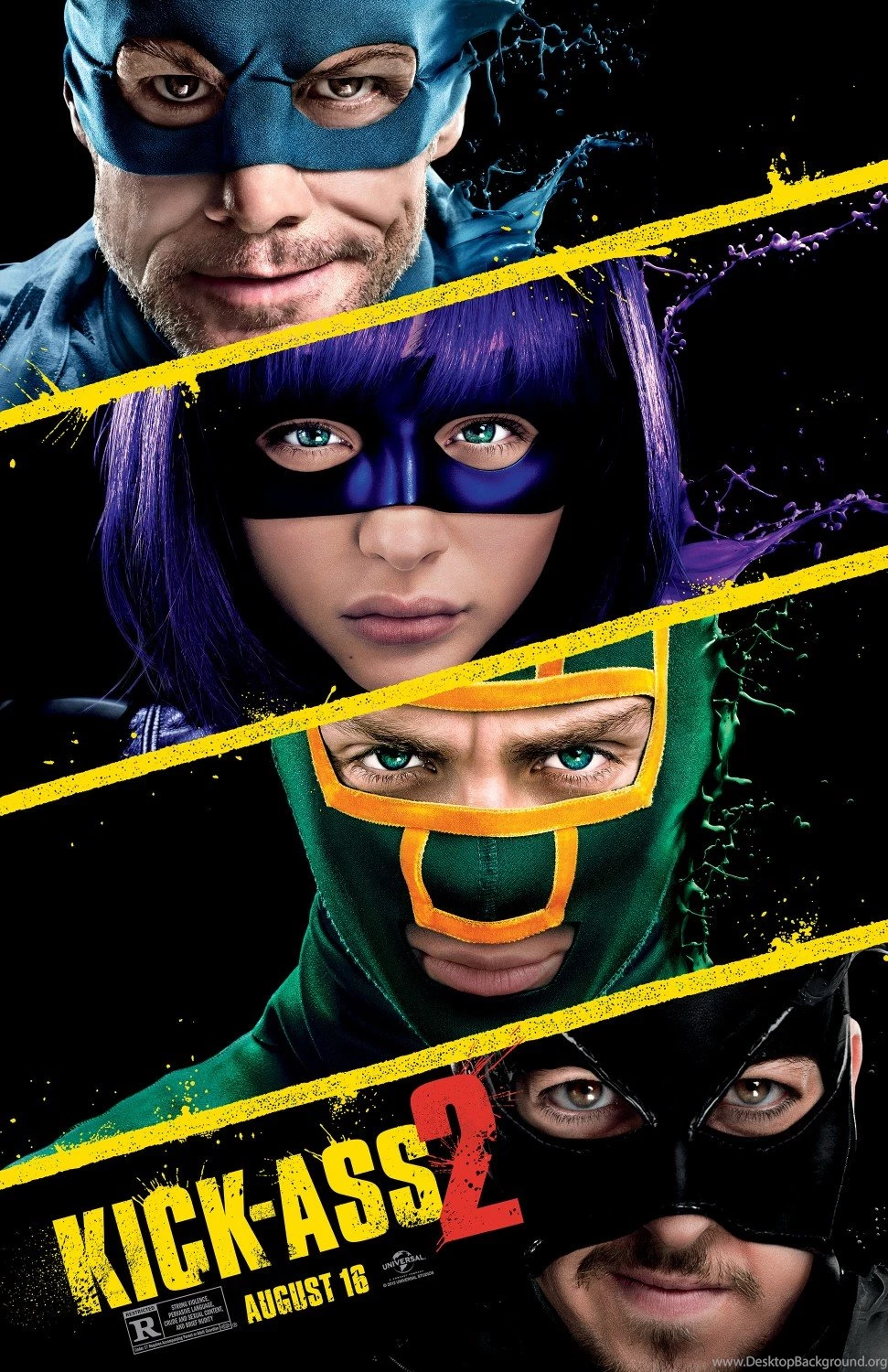 Felix Ip。蟻速畫行: KICK ASS 2 Latest Movie Poster