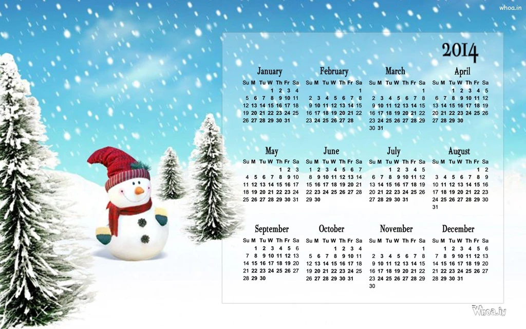 Calendar 2014 Natural Wallpapers For Desktop