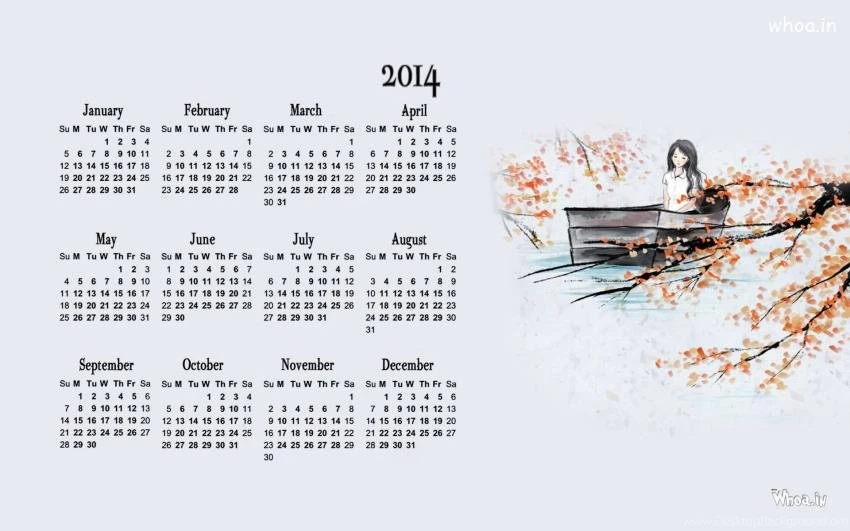 Calendar 2014 Natural Wallpapers For Desktop