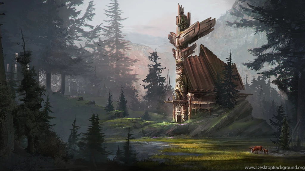 Fantasy Landscape Art Artwork Nature Scenery Wallpapers