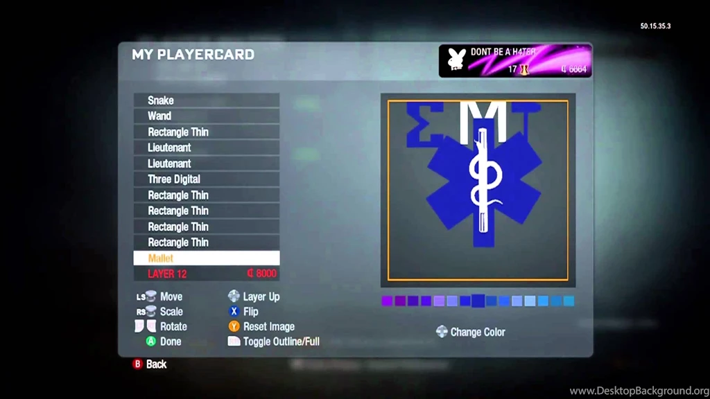 Cod Black Ops:how To Make Star Of Life Emblem YouTube