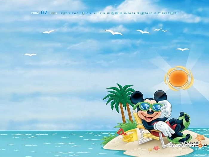 Stylish CG Calendar Wallpapers Of July11   Wallcoo.net