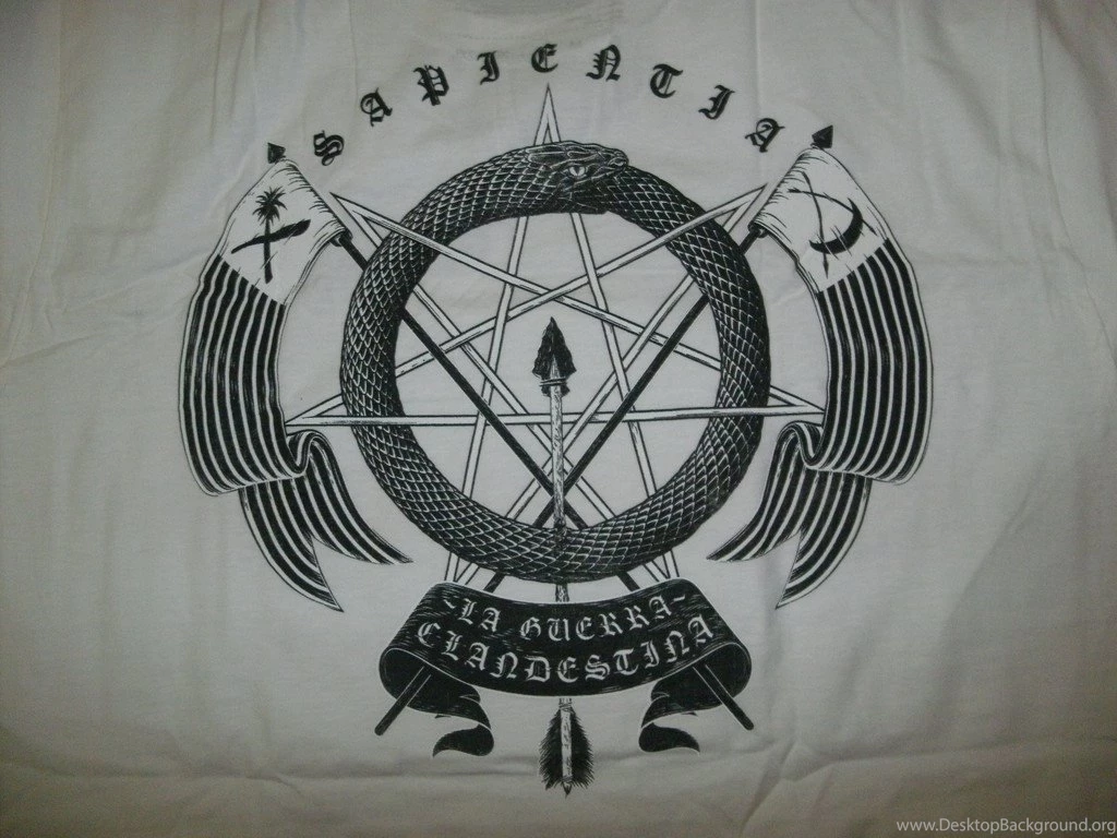 Us Versus Them Black Scale Collab "La Guerra SS" Tee