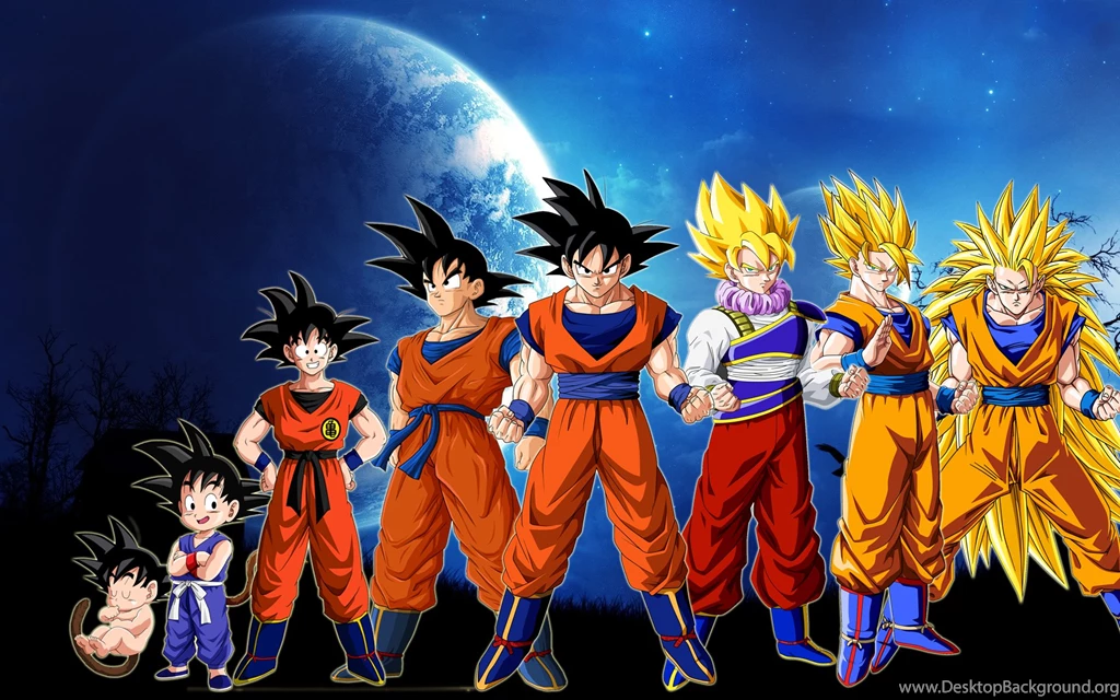 Dragon Ball Z Goku Story HD Backgrounds Image For iPad Cartoons ...