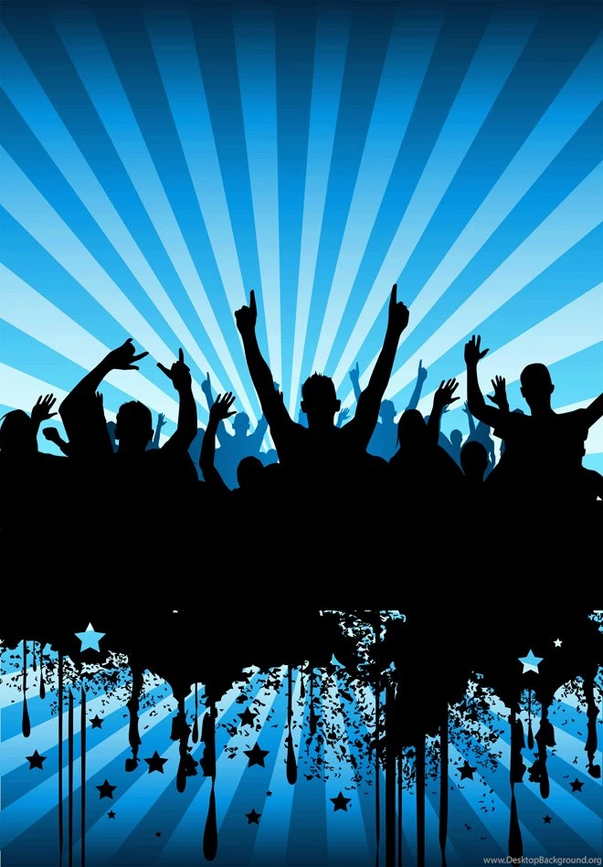 Party Crowd Design Freedownload Vector Backgrounds