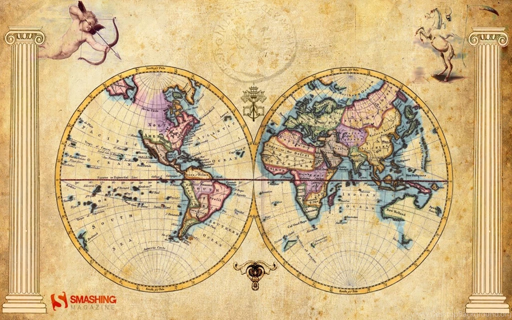 Old World Atlas : Desktop And Mobile Wallpapers : Wallippo
