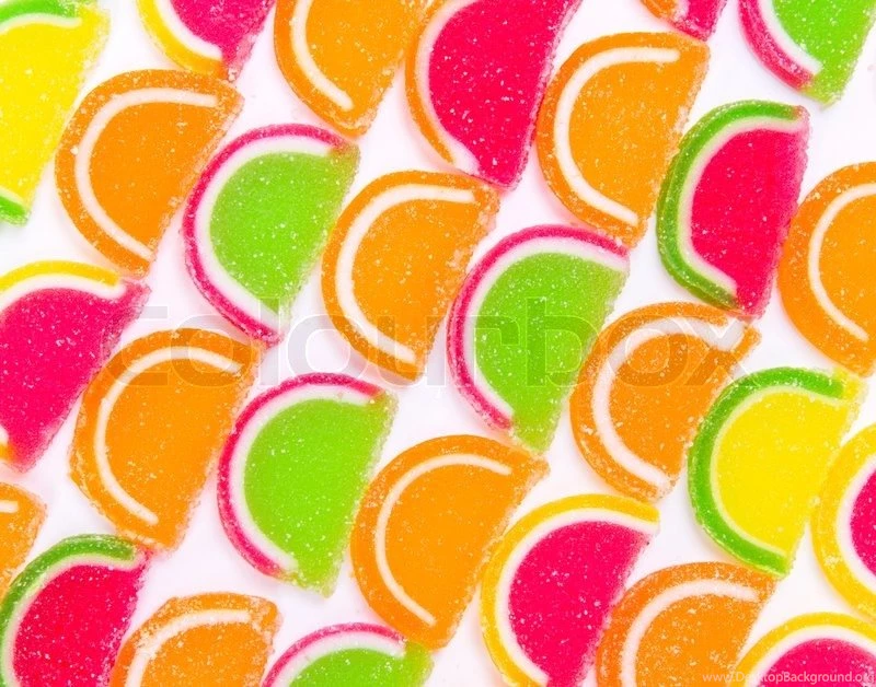 Colorful Different Jelly Candy Can Use As Sweet Backgrounds