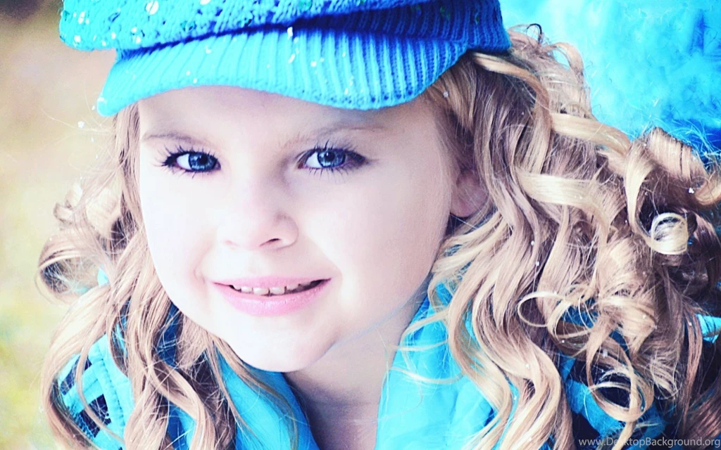 Cute Baby Girl Blue Eyes Dress Wallpapers DreamLoveWallpapers