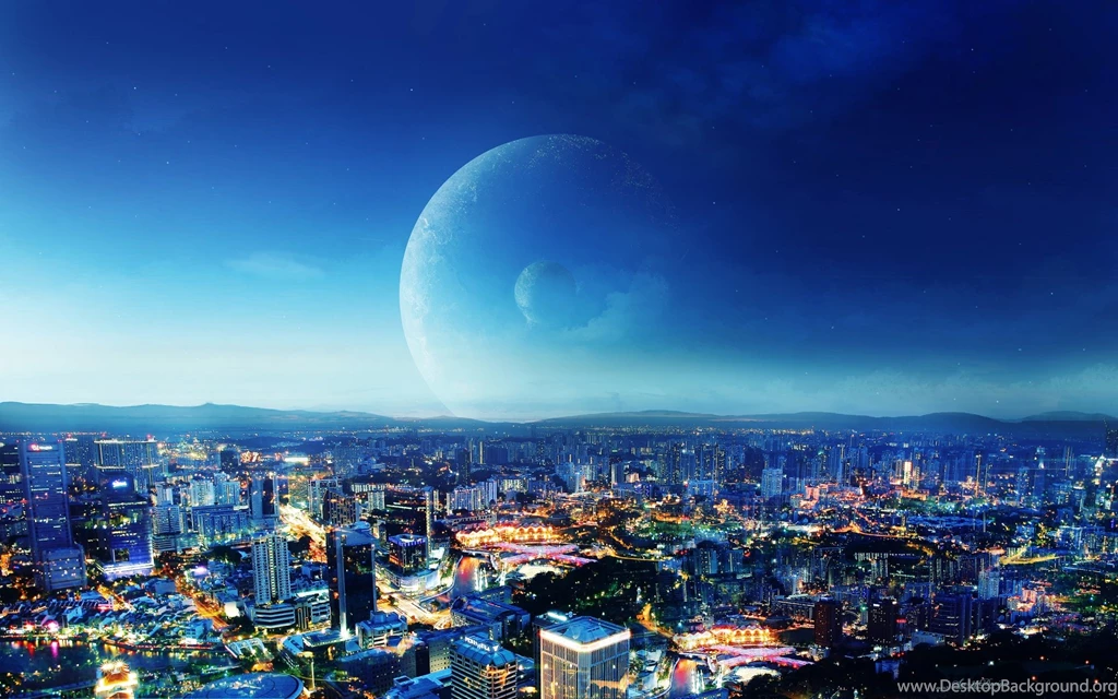 CIty Night Fantasy Wallpapers