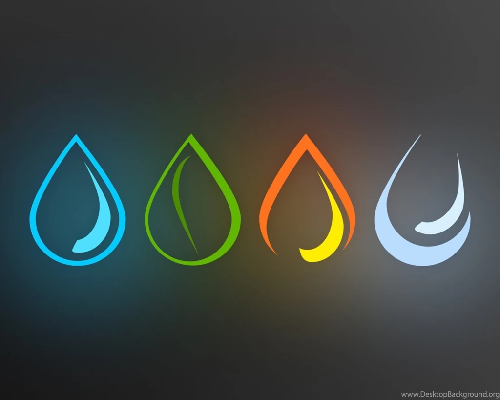 Download Wallpapers 1280x1024 Abstraction, Drop, Blue, Green ...