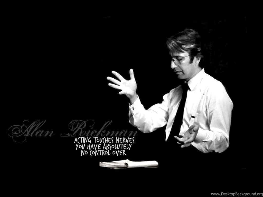 Alan Rickman Acting Quotes HD Wallpapers StylishHDWallpapers