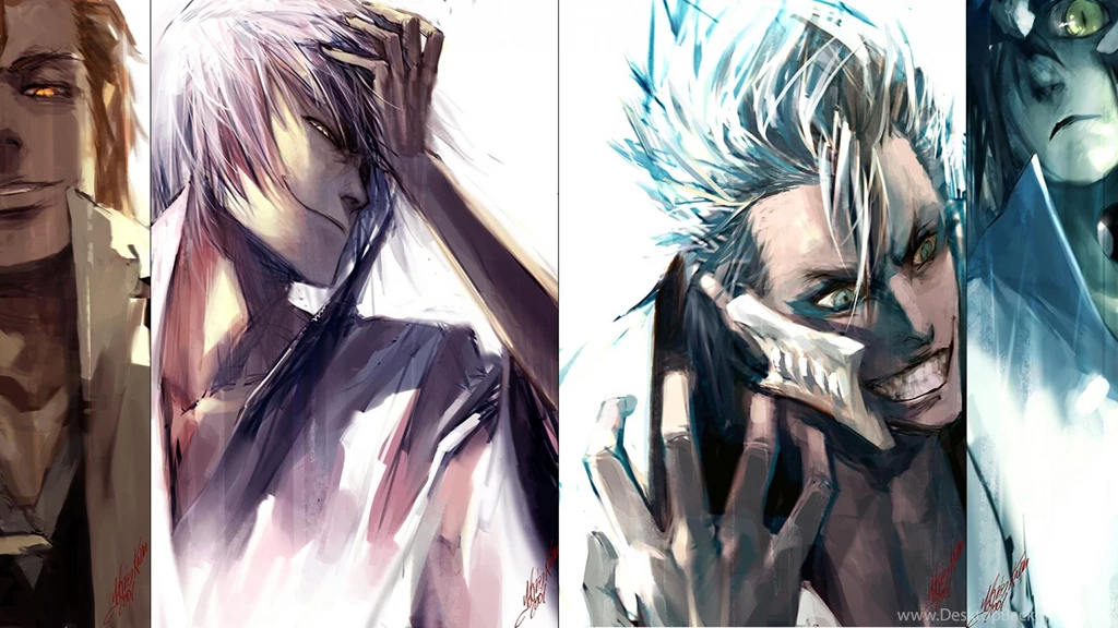 Aizen Sousuke Bleach Espada Grimmjow Jaegerjaquez Ichimaru Gin ...