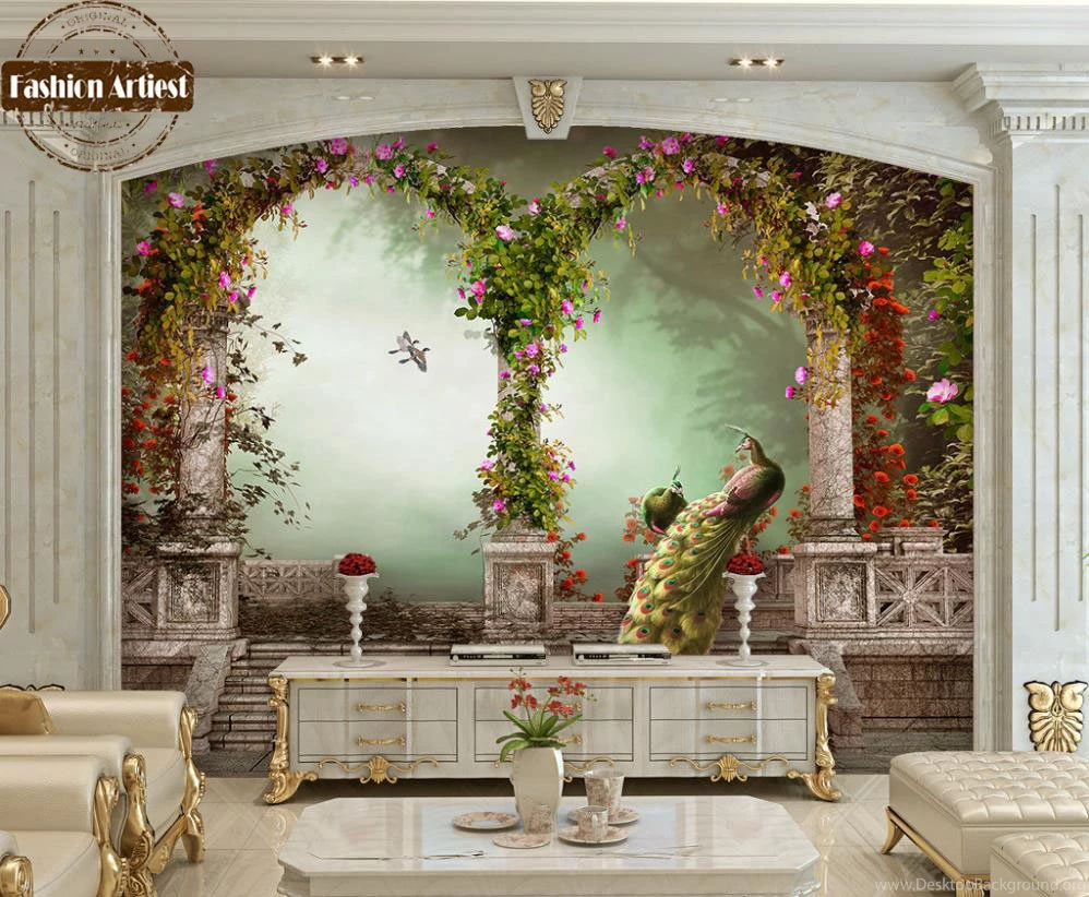 Popular Garden Wallpapers Murals Buy Cheap Garden Wallpapers Murals ...