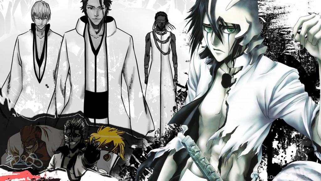 Bleach Ulquiorra Aizen Tousen Gin Wallpapers   (