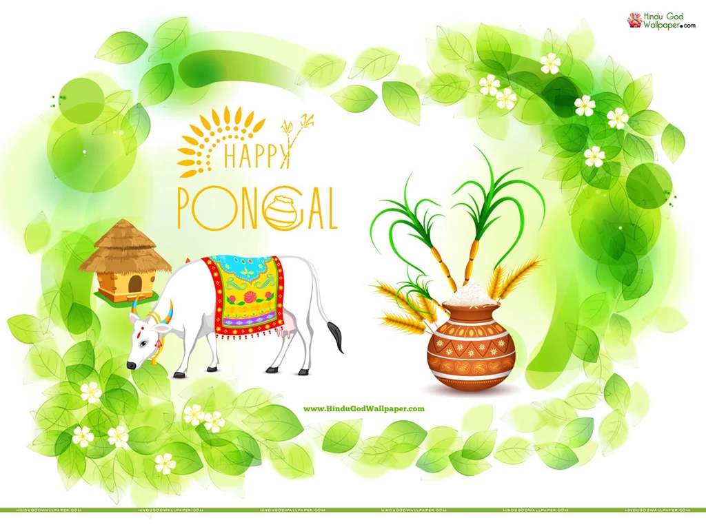 Pongal Greetings Wallpapers With Wishes Quotes
