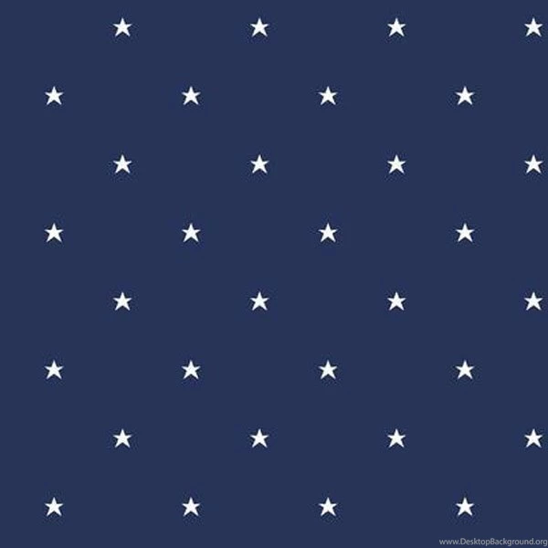 White Stars On Navy Wallpapers