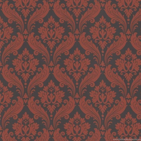 Kelly Hoppen Vintage Flock Grey Yellow Damask Wallpapers