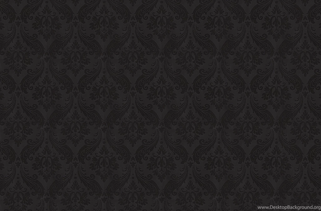 Vintage Flock Black Wallpapers