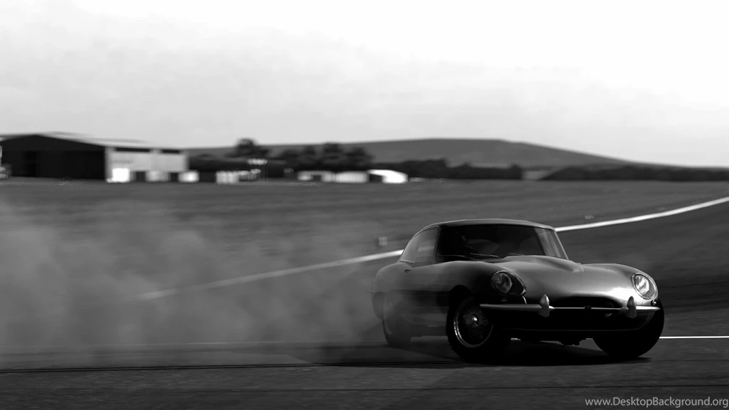 Jaguar E type On Top Gear Test Track By TheFinek On DeviantArt