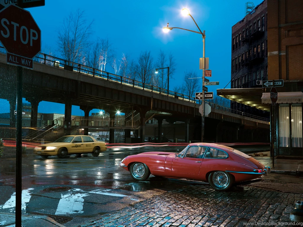 1966 Jaguar E Type Series 1 In New York City Side Angle ...