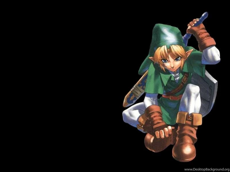 Link The Legend Of Zelda Black Backgrounds Wallpapers (