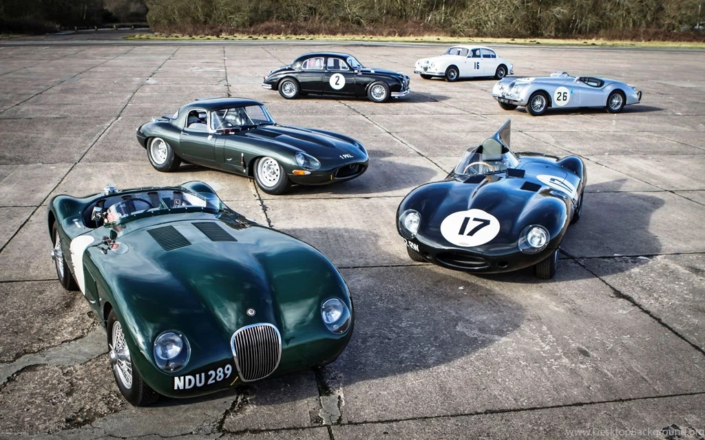 Parade Of Racing Vintage Cars Jaguar E Type Wallpapers And Images ...