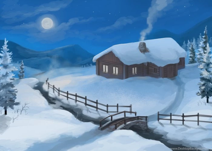 Snowy Cottage By Jjnaas On DeviantArt