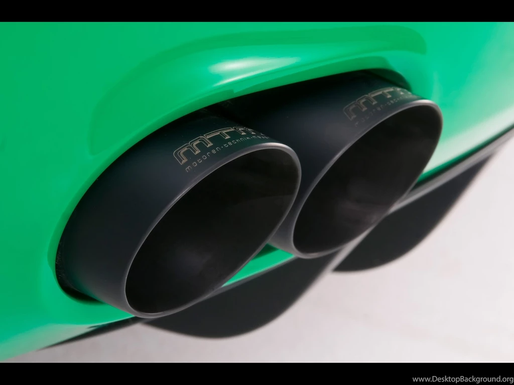 Green MTM R8 Exhausts Desktop Wallpapers