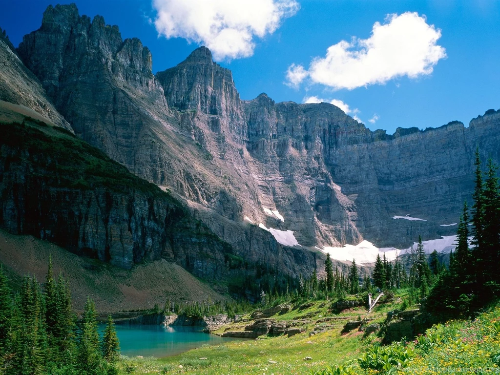 Lake Montana Beautiful Mountain View Desktop Wallpapers ...