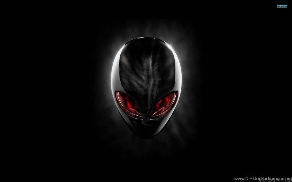 Alienware Black Skull Red Eyed HD Wallpapers