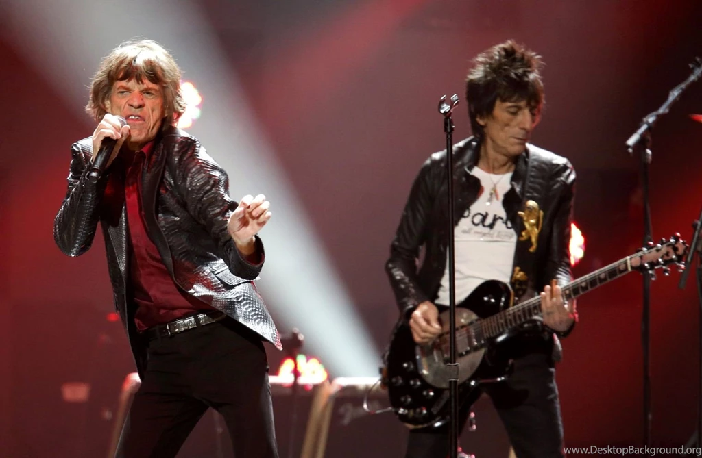 Mick Jagger And Ron Wood