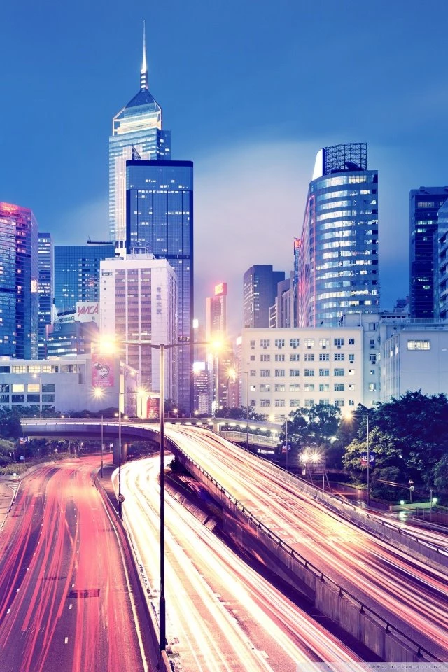 Hong Kong Night View HD Desktop Wallpapers : High Definition ...