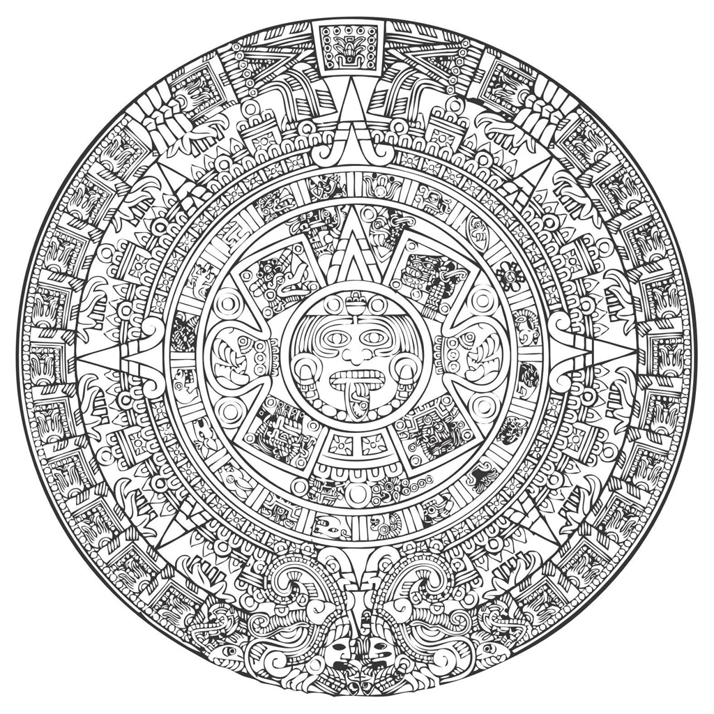 Aztec Calendar Vector [EPS File] Vector EPS Free Download, Logo ...