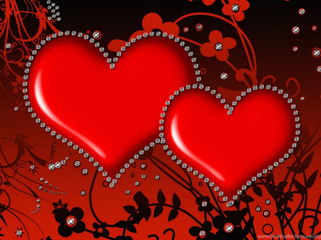 Red Heart Wallpapers Wallpapers Zone