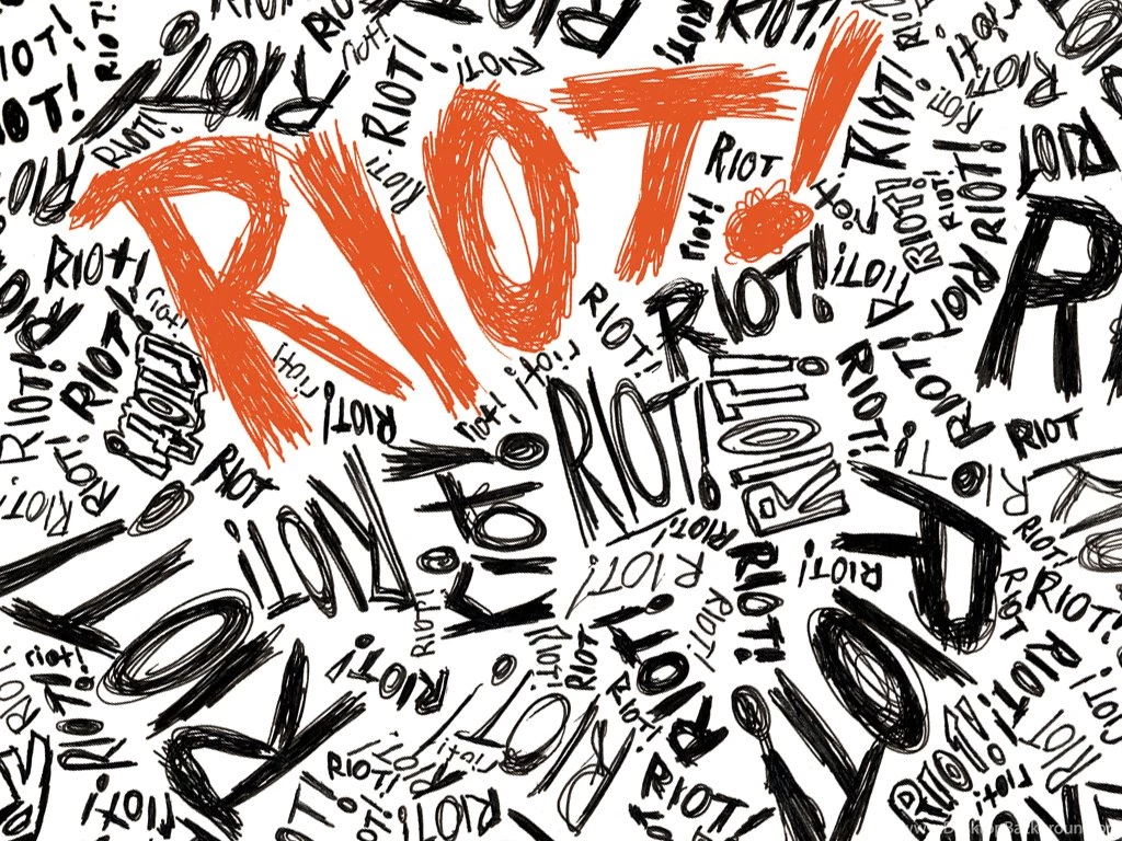 Riot Jumble Orange Graffiti Wallpapers