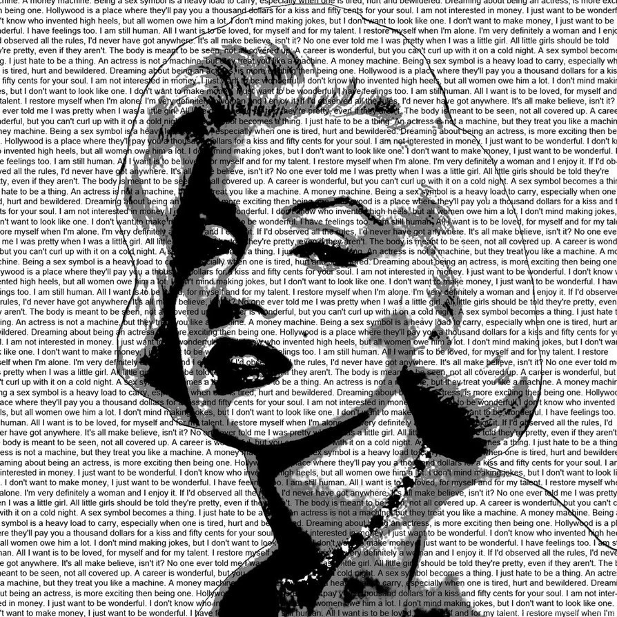 Marilyn Monroe Letter Pop Art By Klan619 On DeviantArt