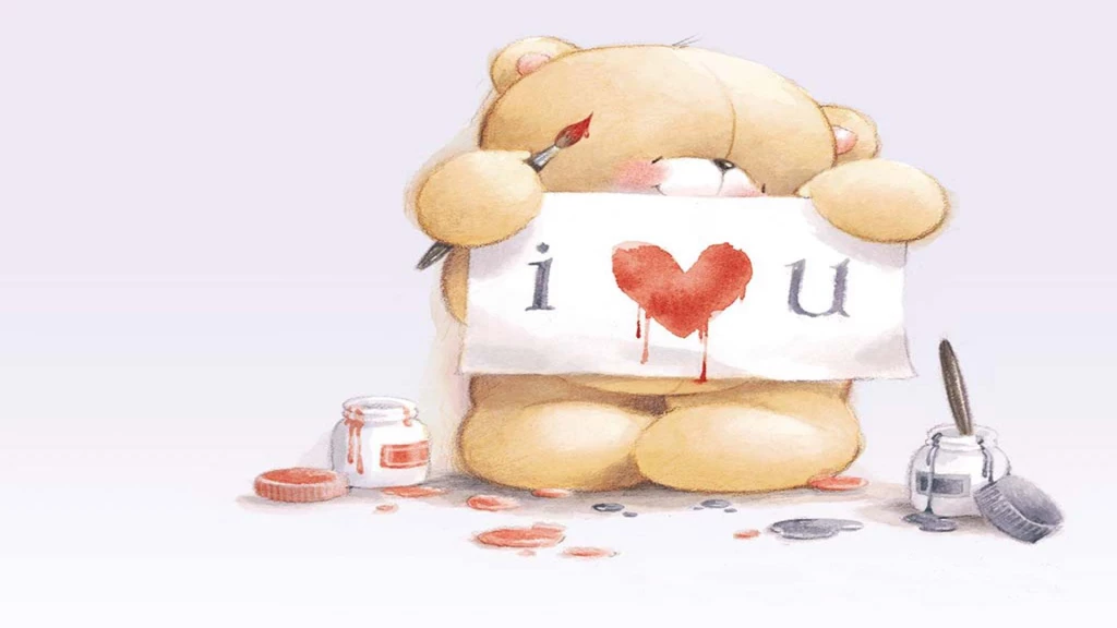 Wallpapers Cute Baby Nipple Teddy Bear 1920x1080