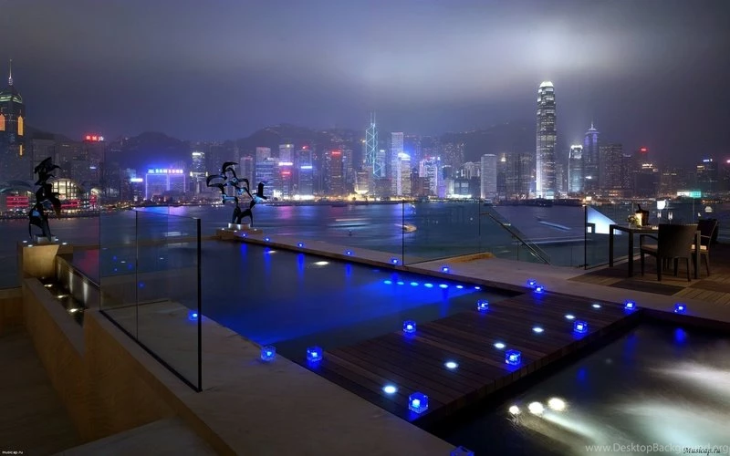 City,skyline Skyline City Night 1024x768 Wallpapers – Night ...