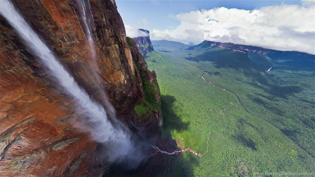 Mount Roraima Venezuela Brasilien Guyana Wasserfall Waterfall ...