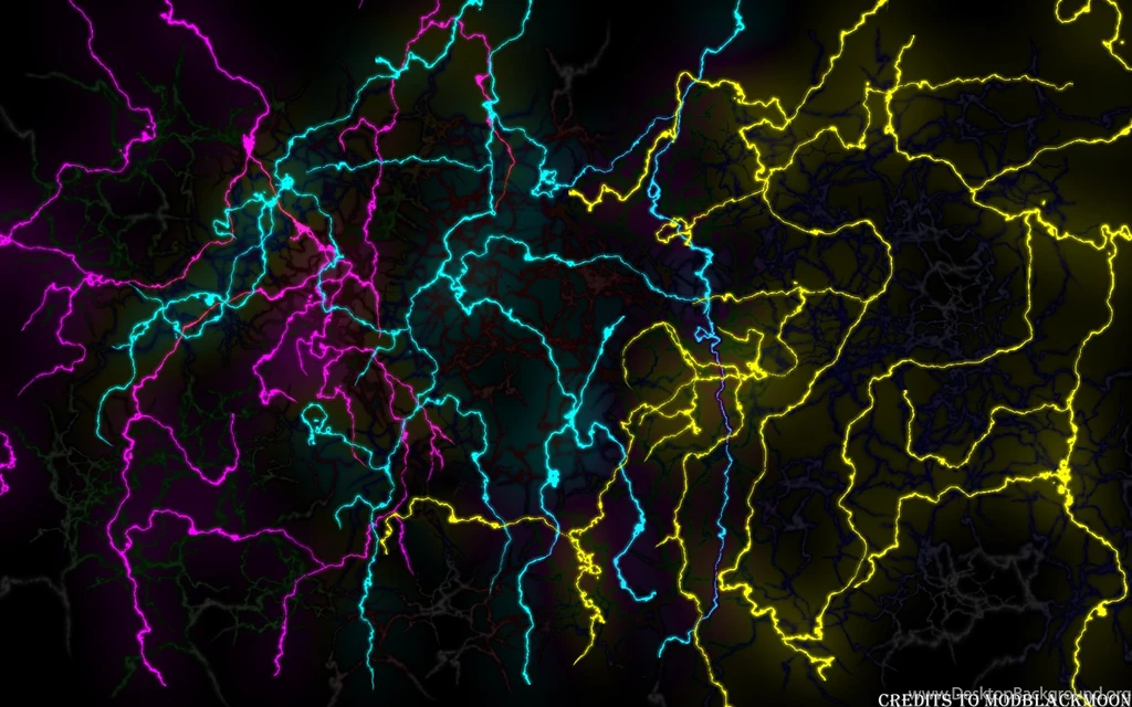 Colored Lightning Computer Wallpapers, Desktop Backgrounds ...