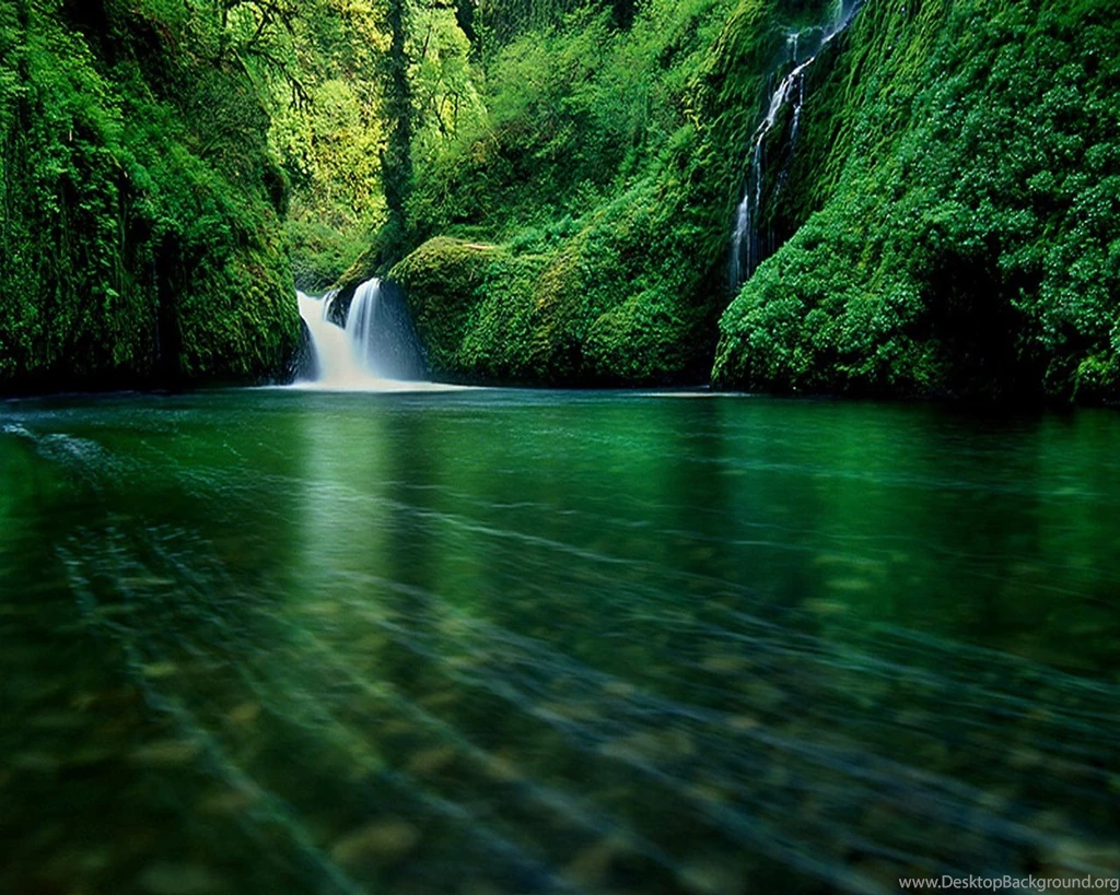 Desktop Wallpapers · Gallery · Nature · Mountain River Waterfall On ...